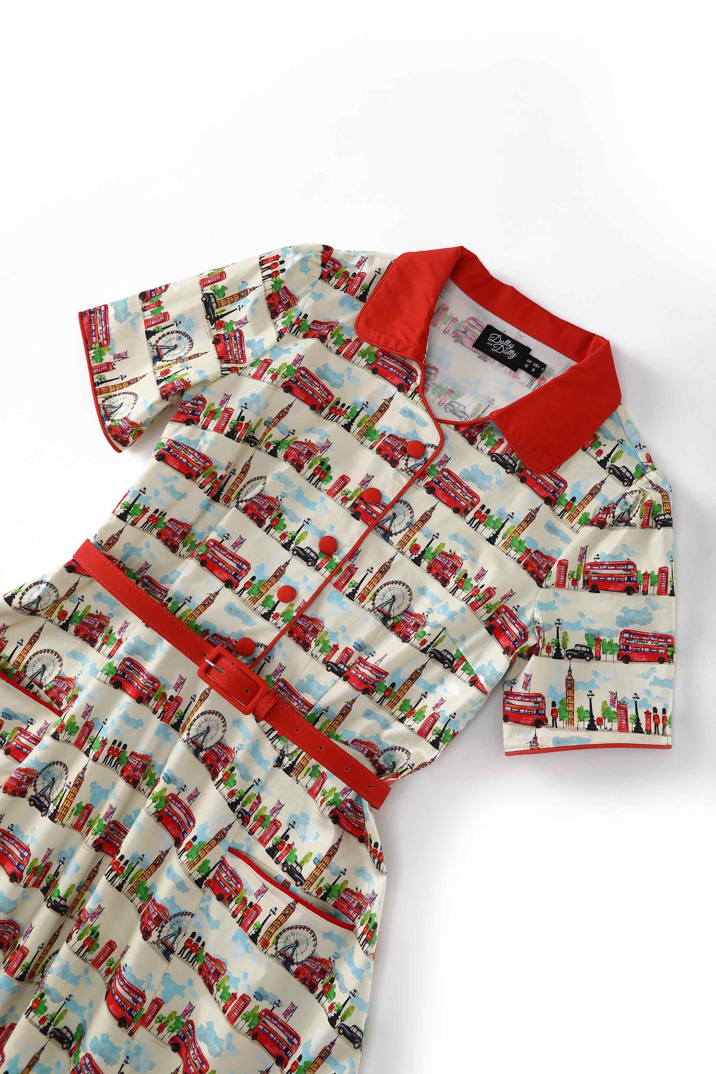 Mabel London Midi Shirt Dress In White