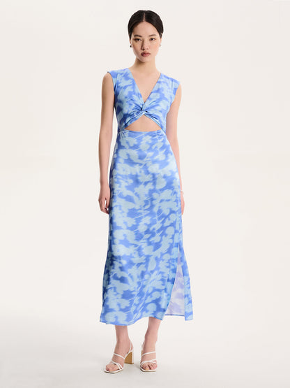 Marin Dress in Blurred Floral