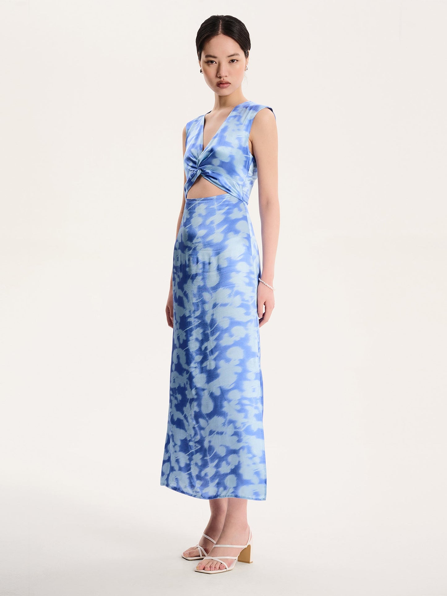 Marin Dress in Blurred Floral