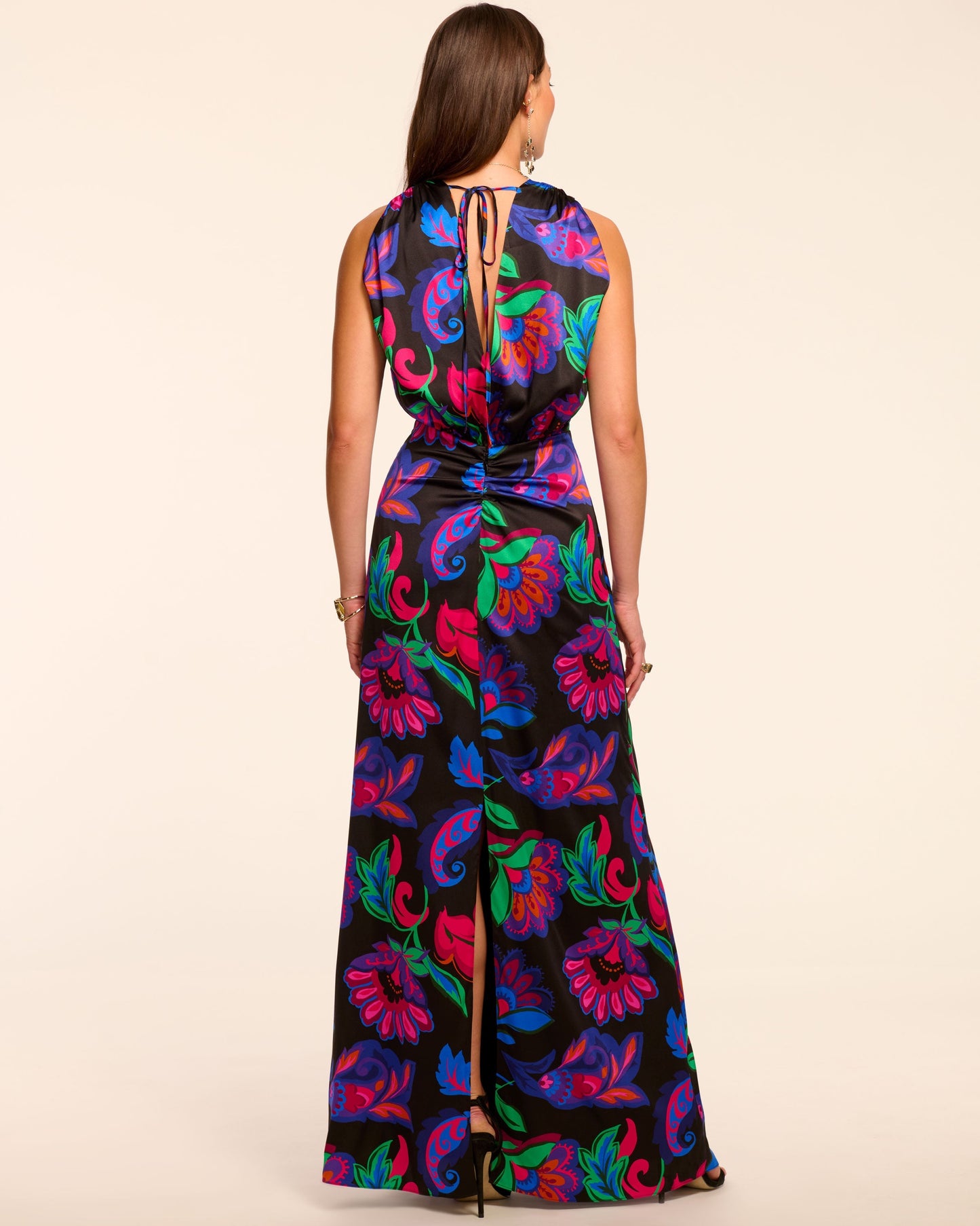 Martin Silk Plunging Gown