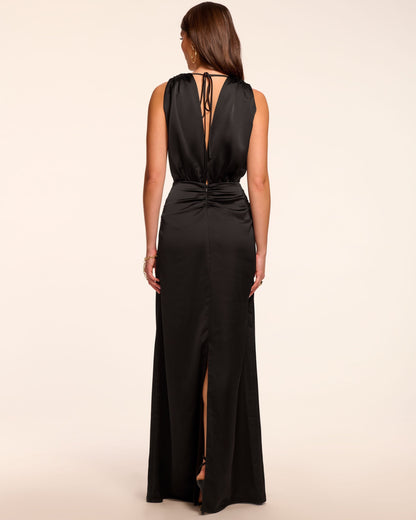 Martin Plunging Sleeveless Gown