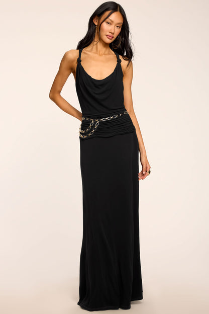 Mariah Embellished Jersey Maxi Gown