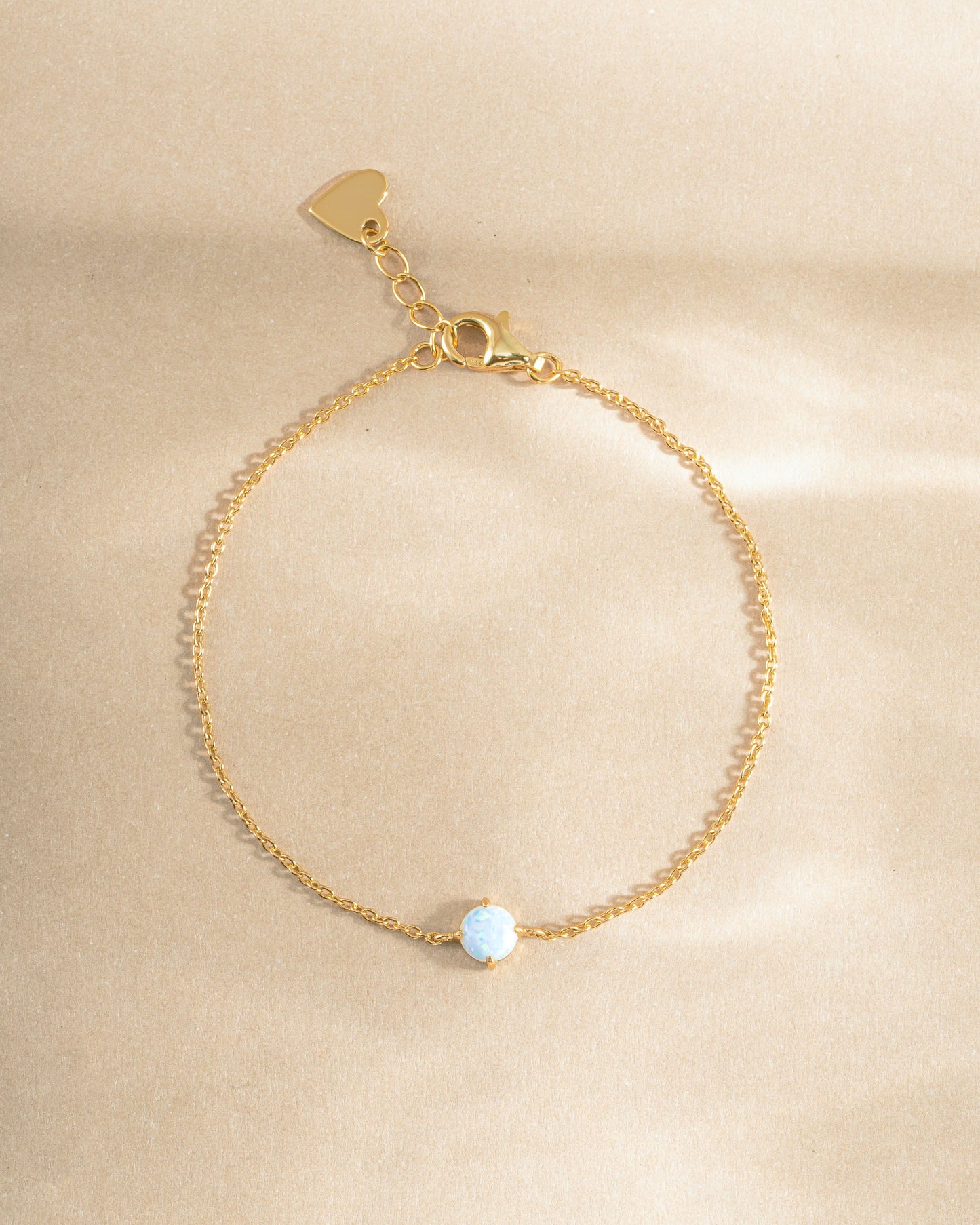 Solitaire Opal Bracelet