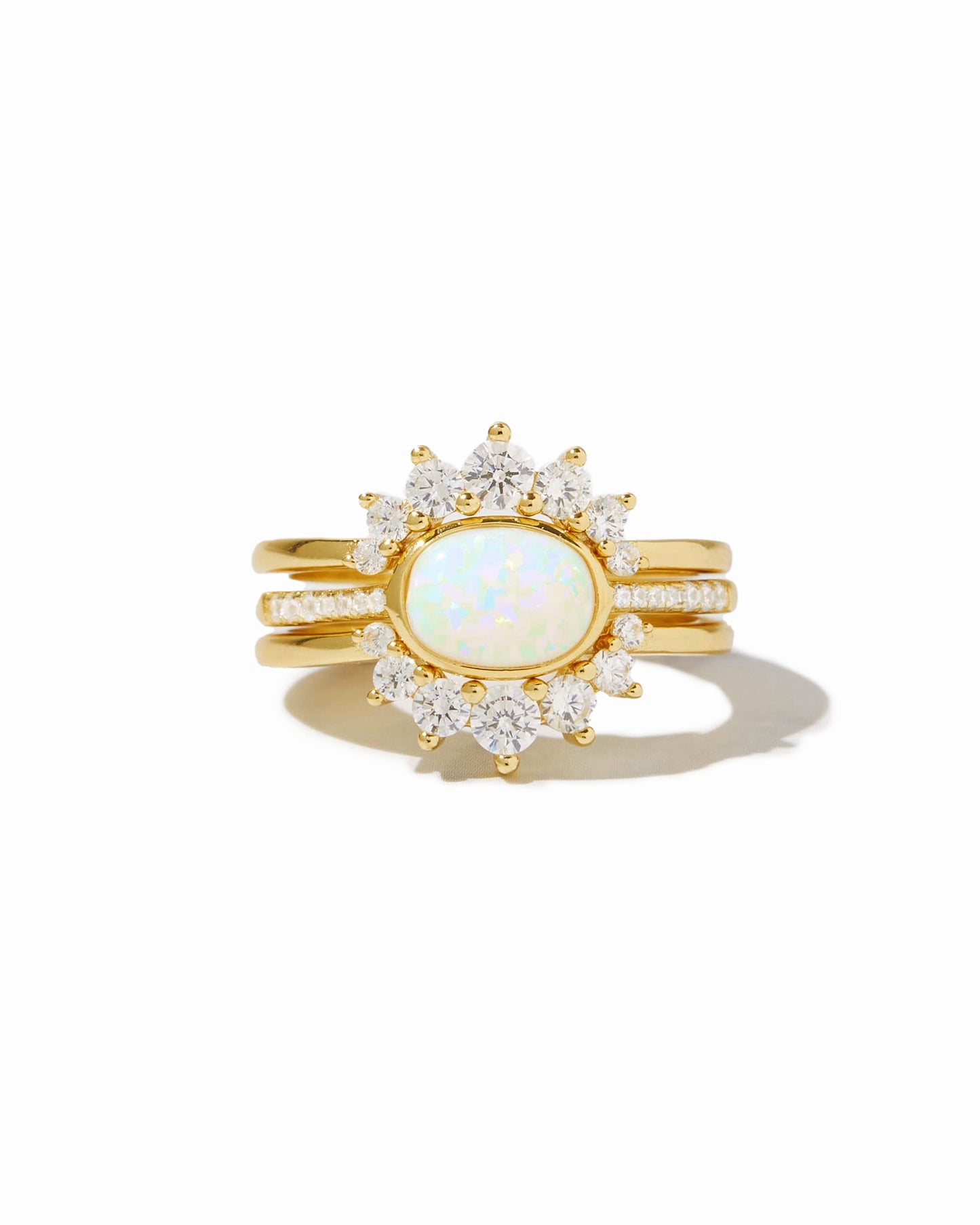 3 Set Opal Ring