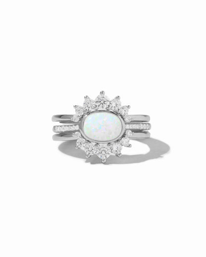 3 Set Opal Ring