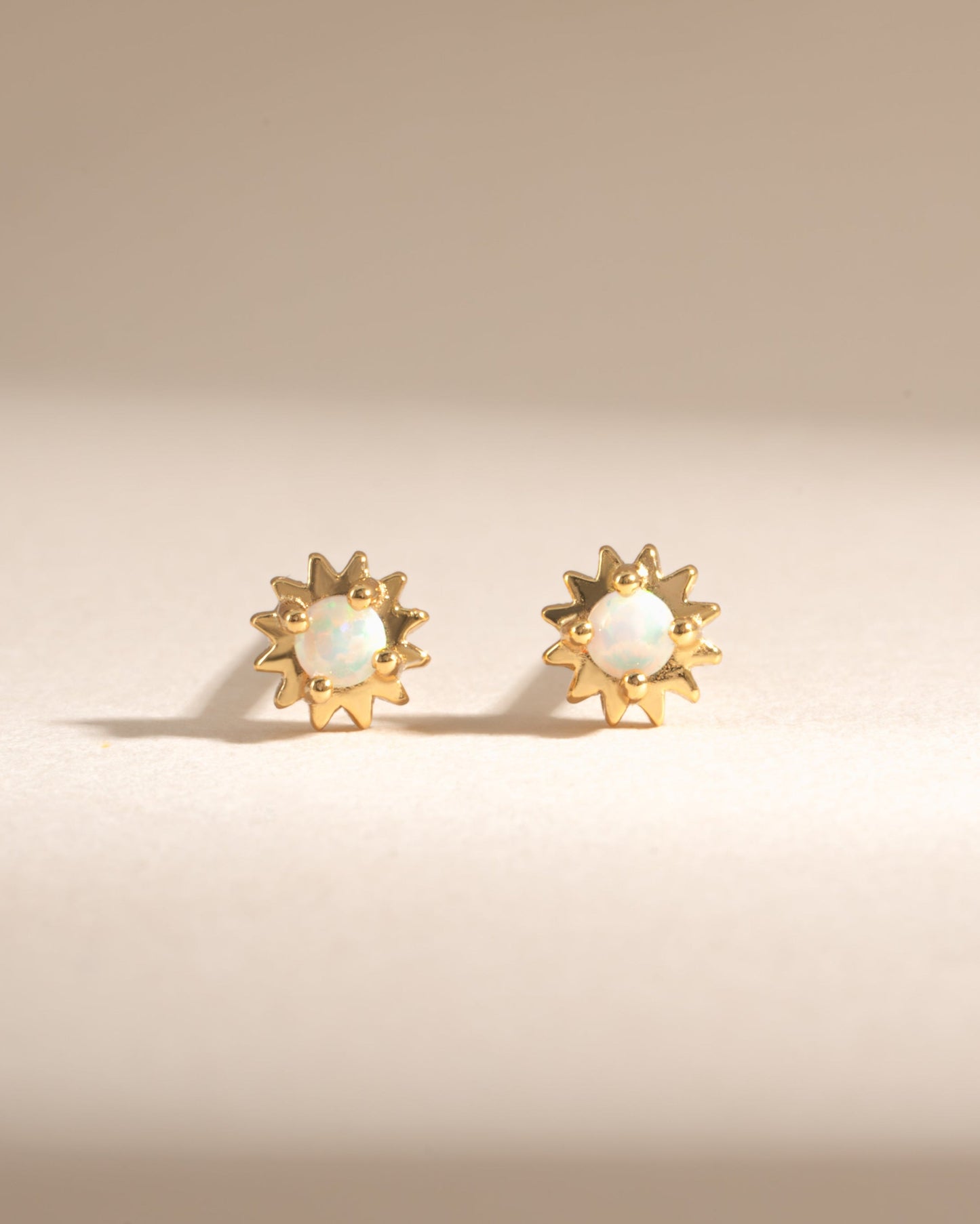 Opal Tiny Sunburst Studs