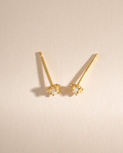 Opal Tiny Sunburst Studs