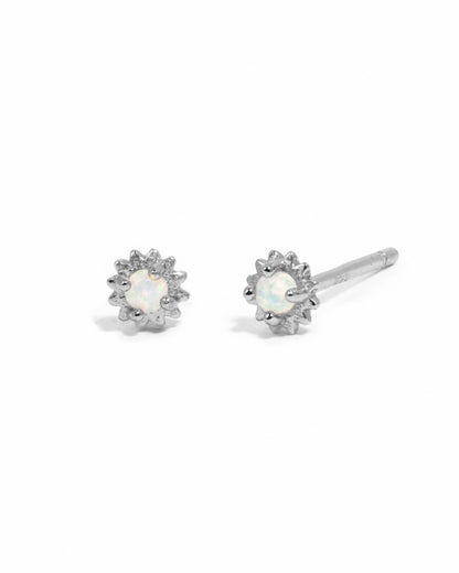 Opal Tiny Sunburst Studs