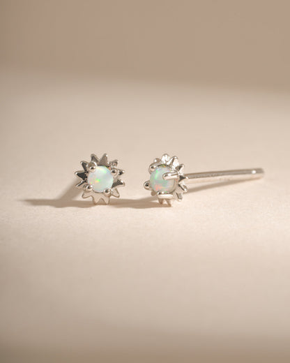 Opal Tiny Sunburst Studs