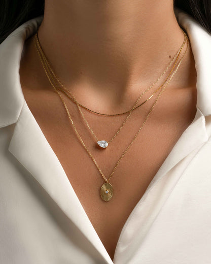 Oval Medallion Necklace