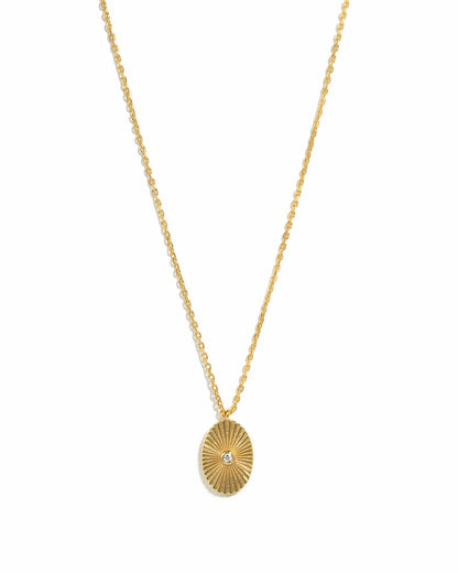 Oval Medallion Necklace