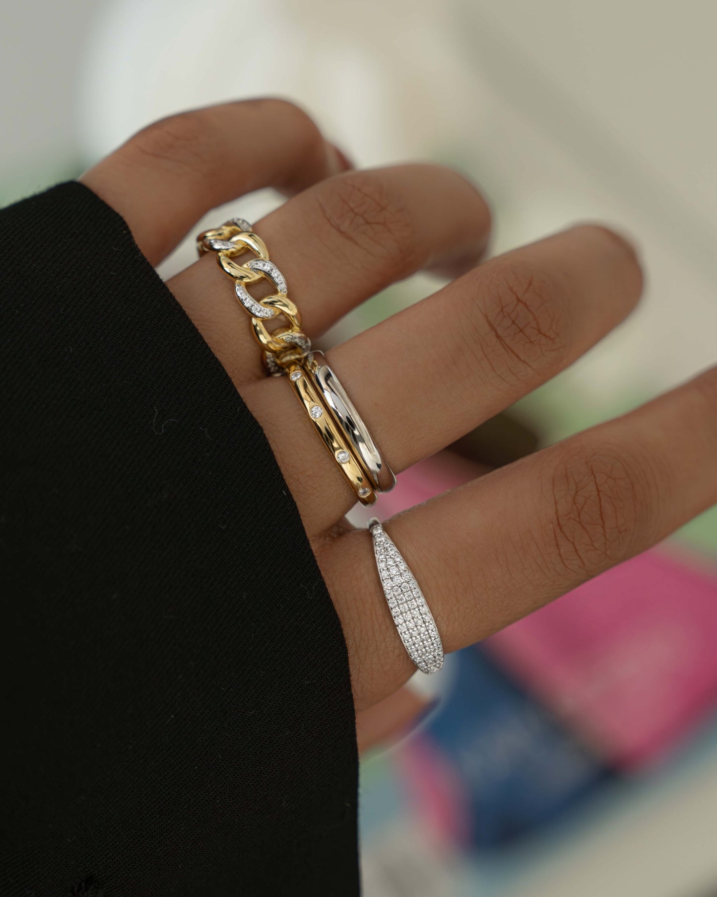 Pavé Signet Ring