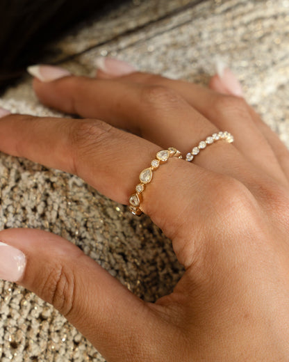 Pear Stacking Ring