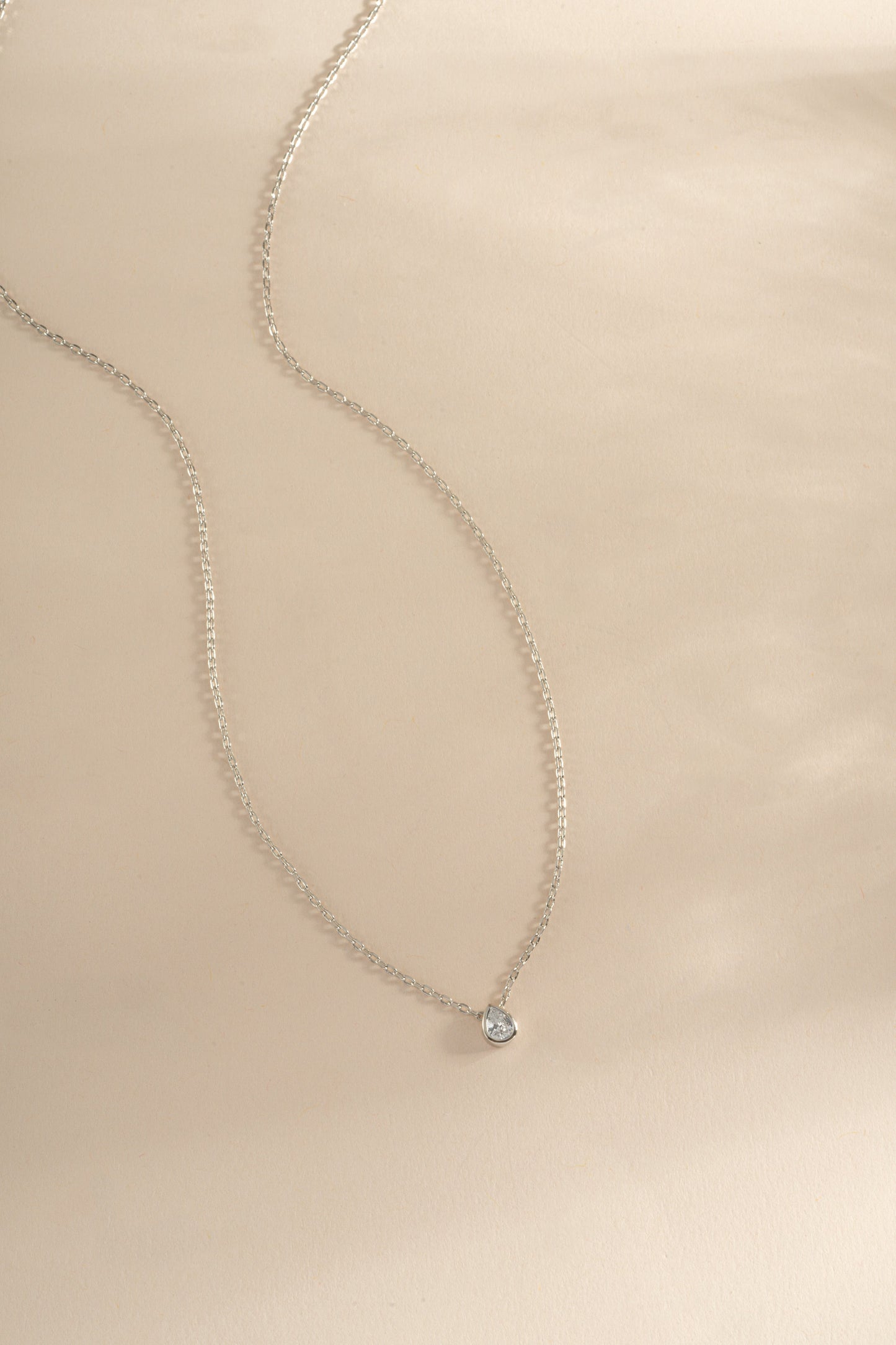 Tear Drop Pendant Necklace