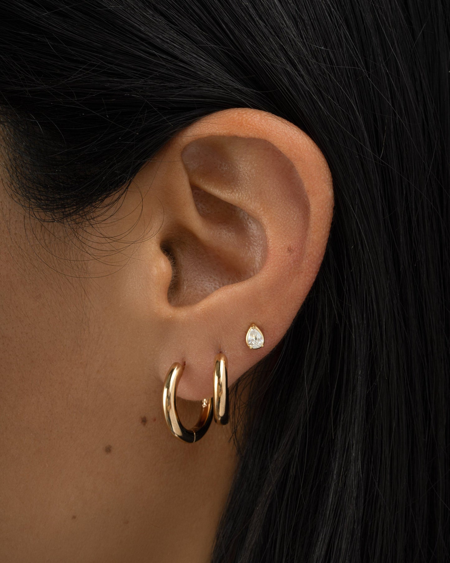 Tiny Pear Studs