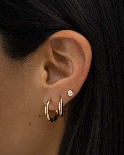 Tiny Pear Studs