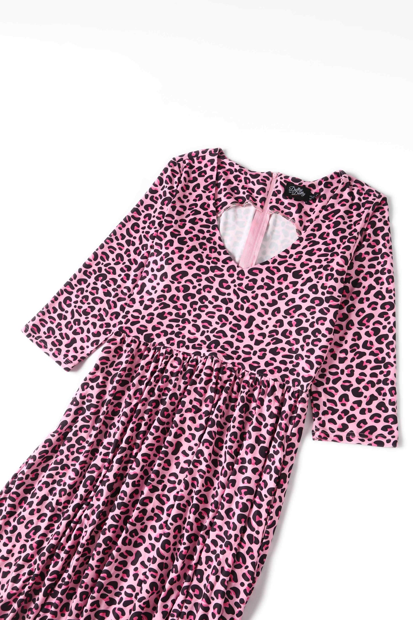 Billie Pink Leopard Print Dress