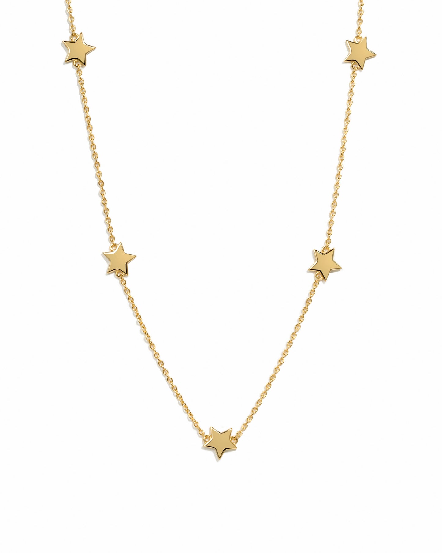 Plain Star Collar Necklace