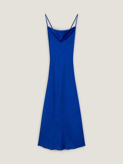 Riviera Dress in Cobalt