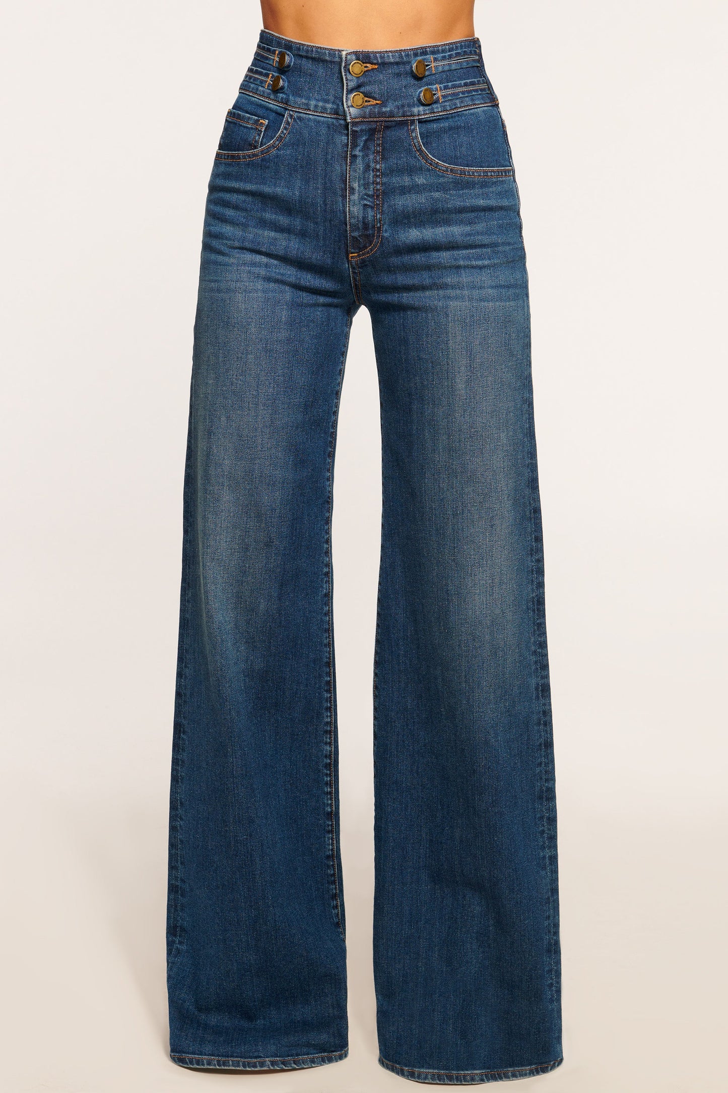 Liv High-Rise Wide Leg Jean | MEDIUM WASH