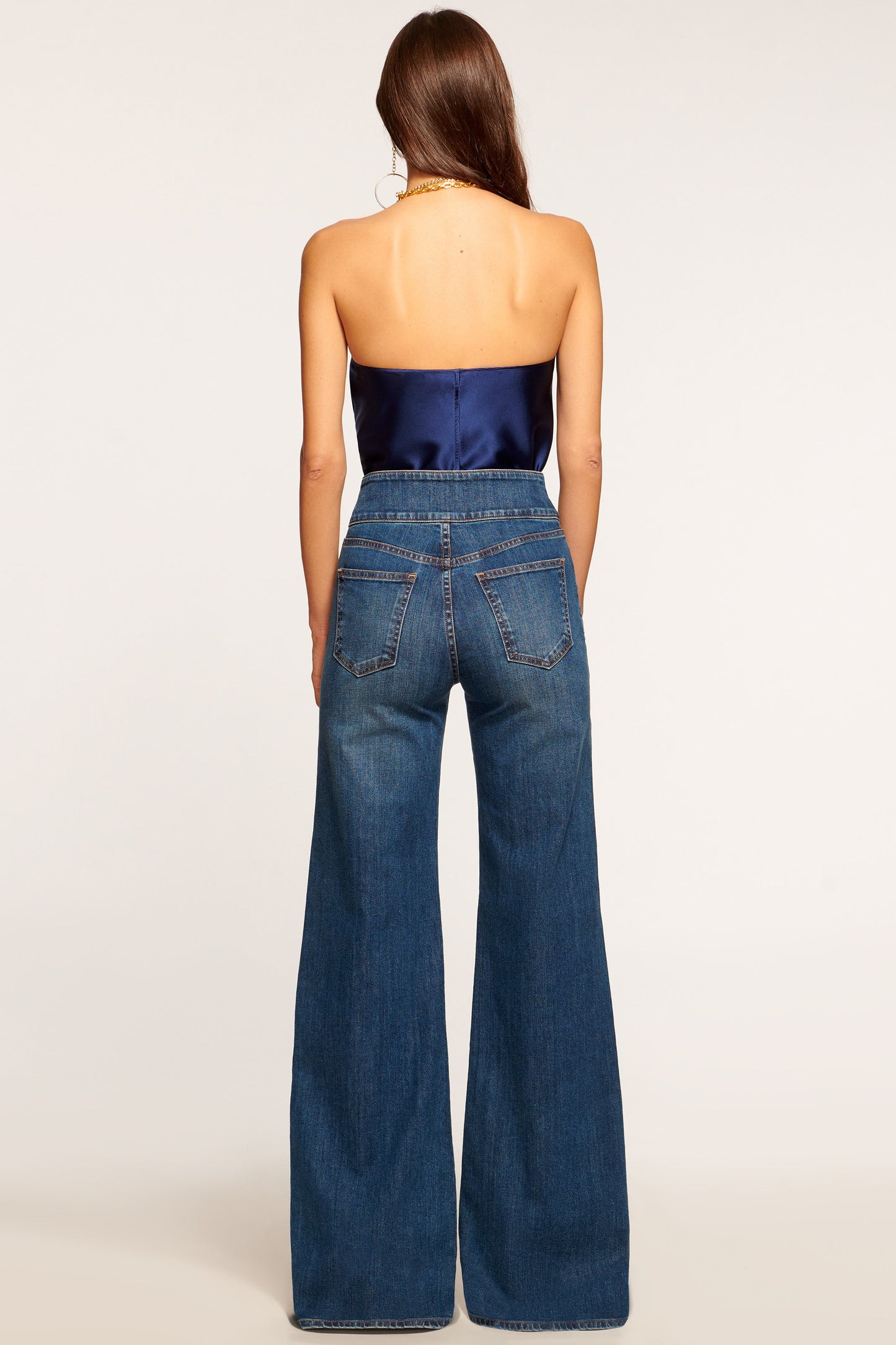 Liv High-Rise Wide Leg Jean | MEDIUM WASH