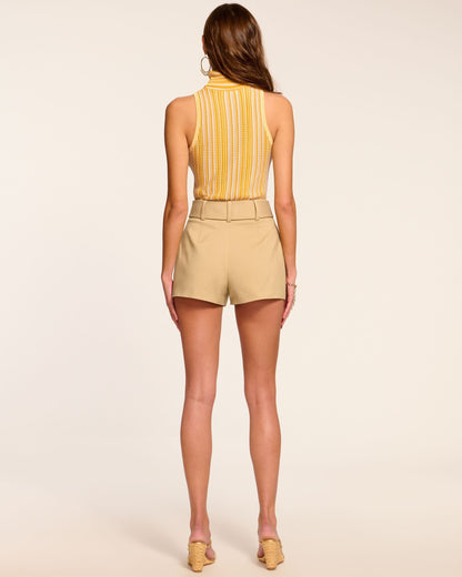 Kasey Belted Mini Short | BURLAP