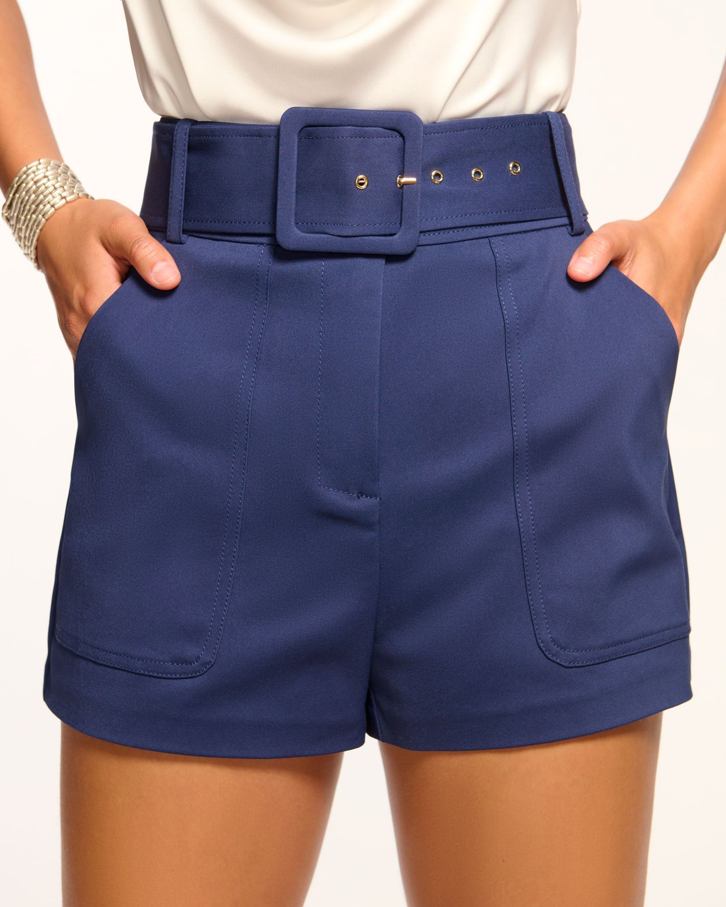 Kasey Belted Mini Short