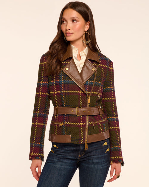 Mullin Plaid Moto Jacket