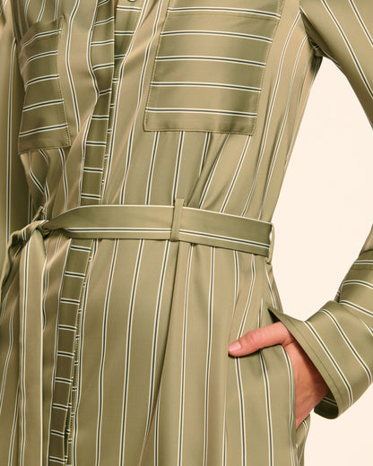 Miriam Button Down Shirt Midi Dress