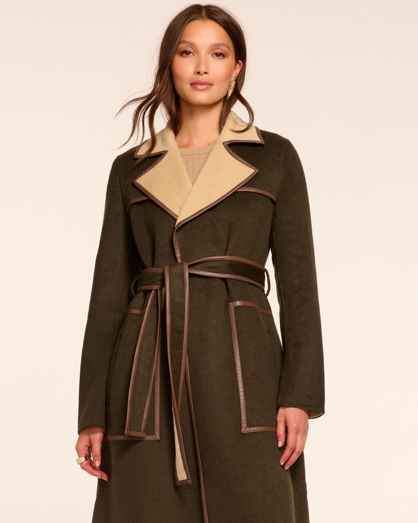 Josie Wool Blend Belted Coat