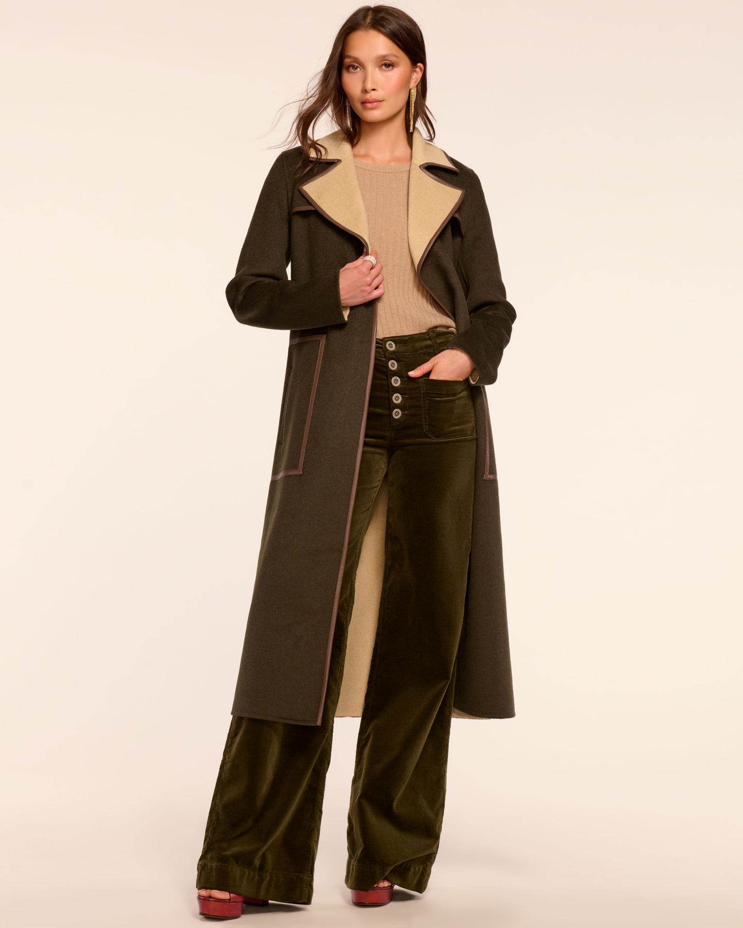 Josie Wool Blend Belted Coat