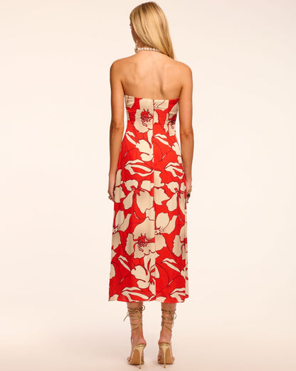 Kamilla Strapless Midi Dress