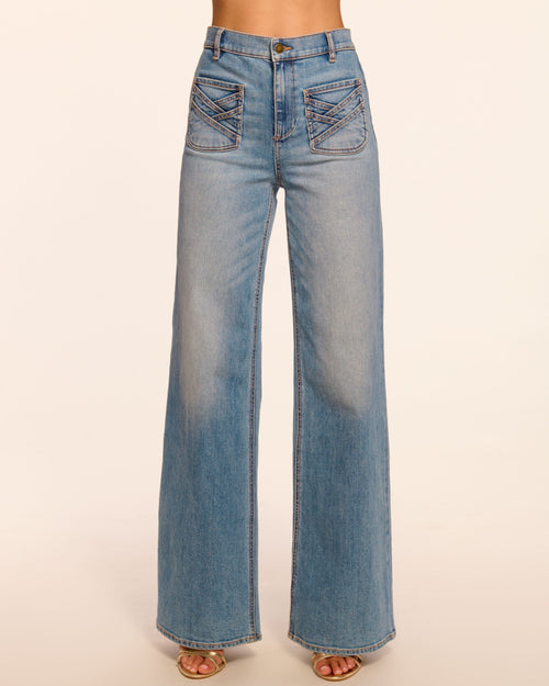 Heidi High-Rise Wide Leg Braided Jean