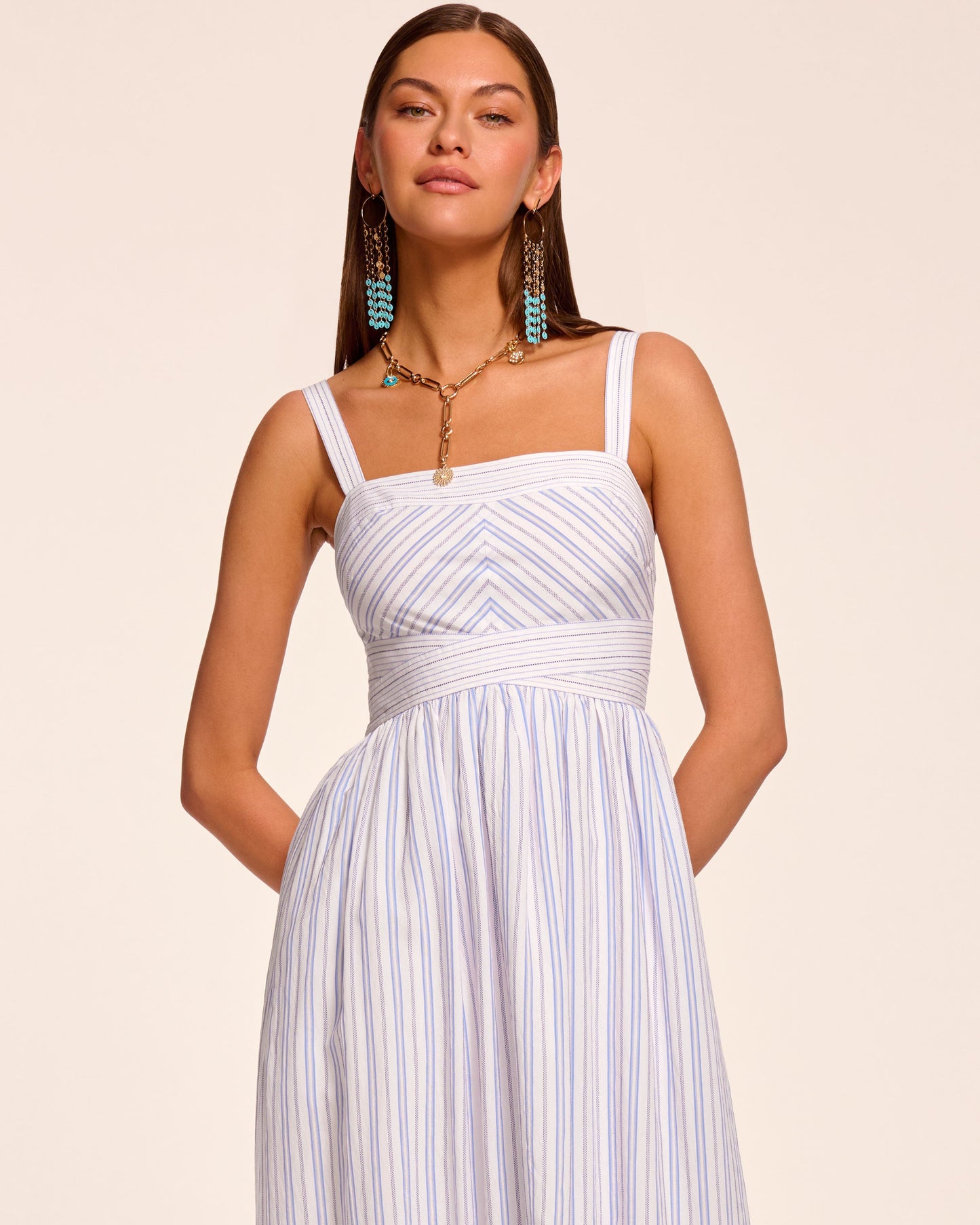 Nadia Printed Midi Dress