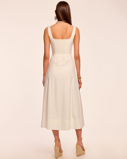 Moira Zip Front Midi Dress