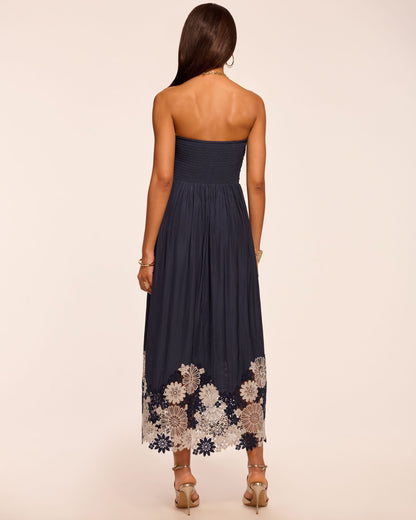Milani Embellished Strapless Midi Dress