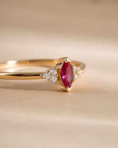 Ruby Marquise Ring