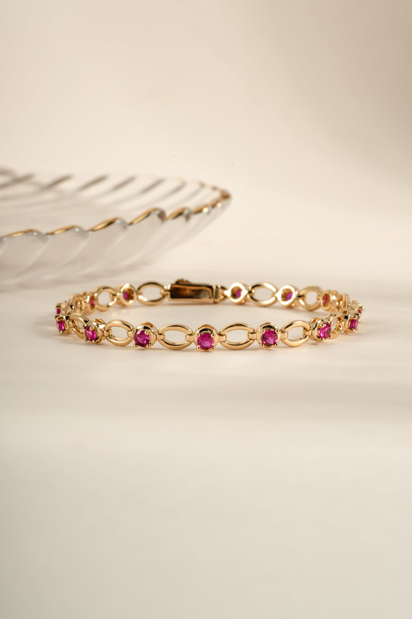 Ruby Lilly Tennis Bracelet