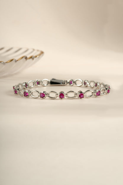 Ruby Lilly Tennis Bracelet