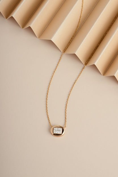 Valerie Bubble Bezel Necklace