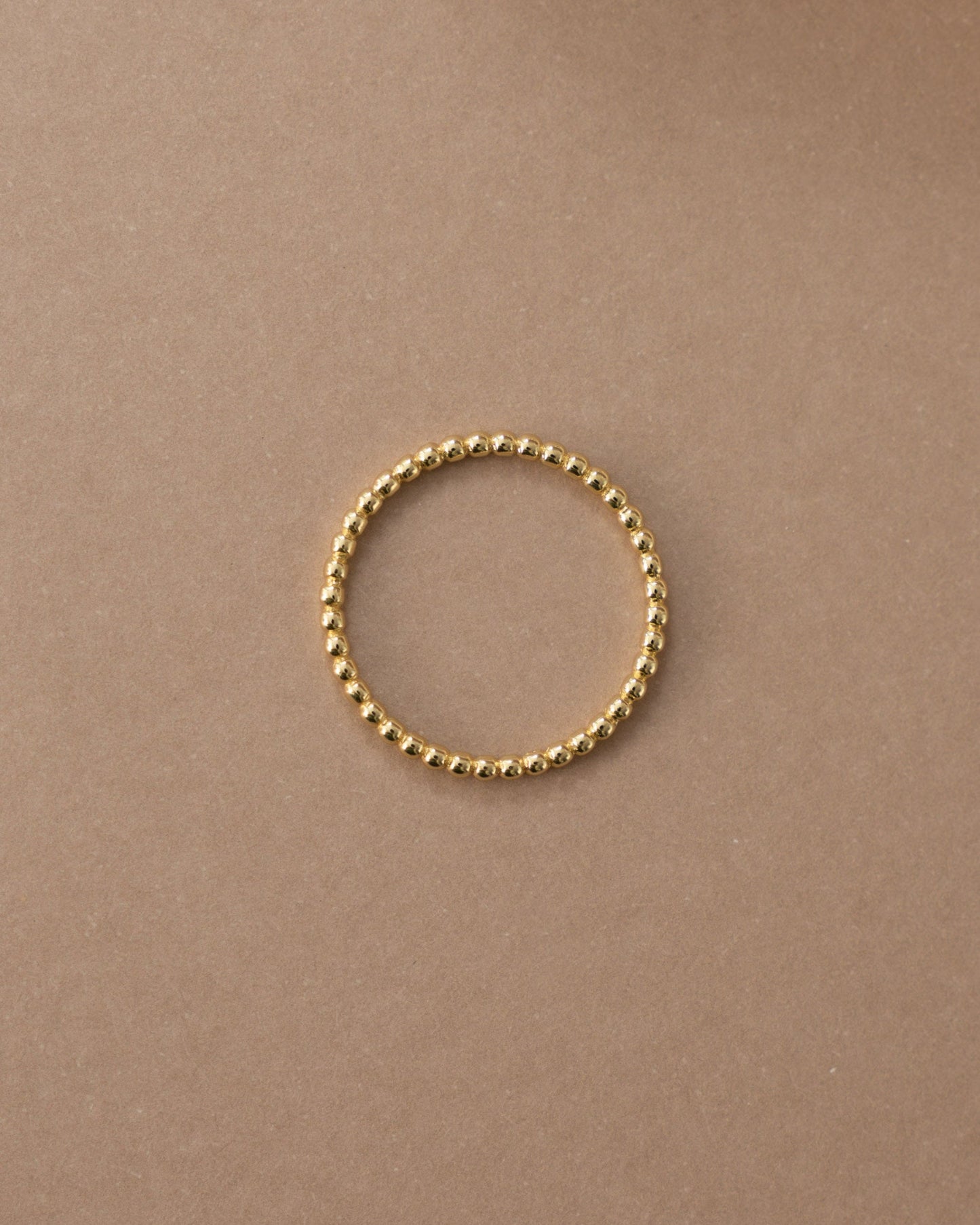 Plain Beaded Ring
