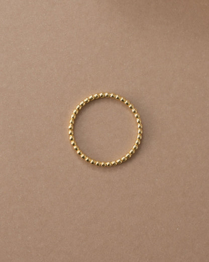 Plain Beaded Ring