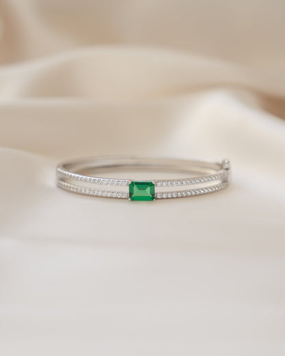 Emerald Pavé Bangle