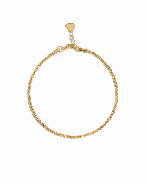 Rounded Box Chain Bracelet