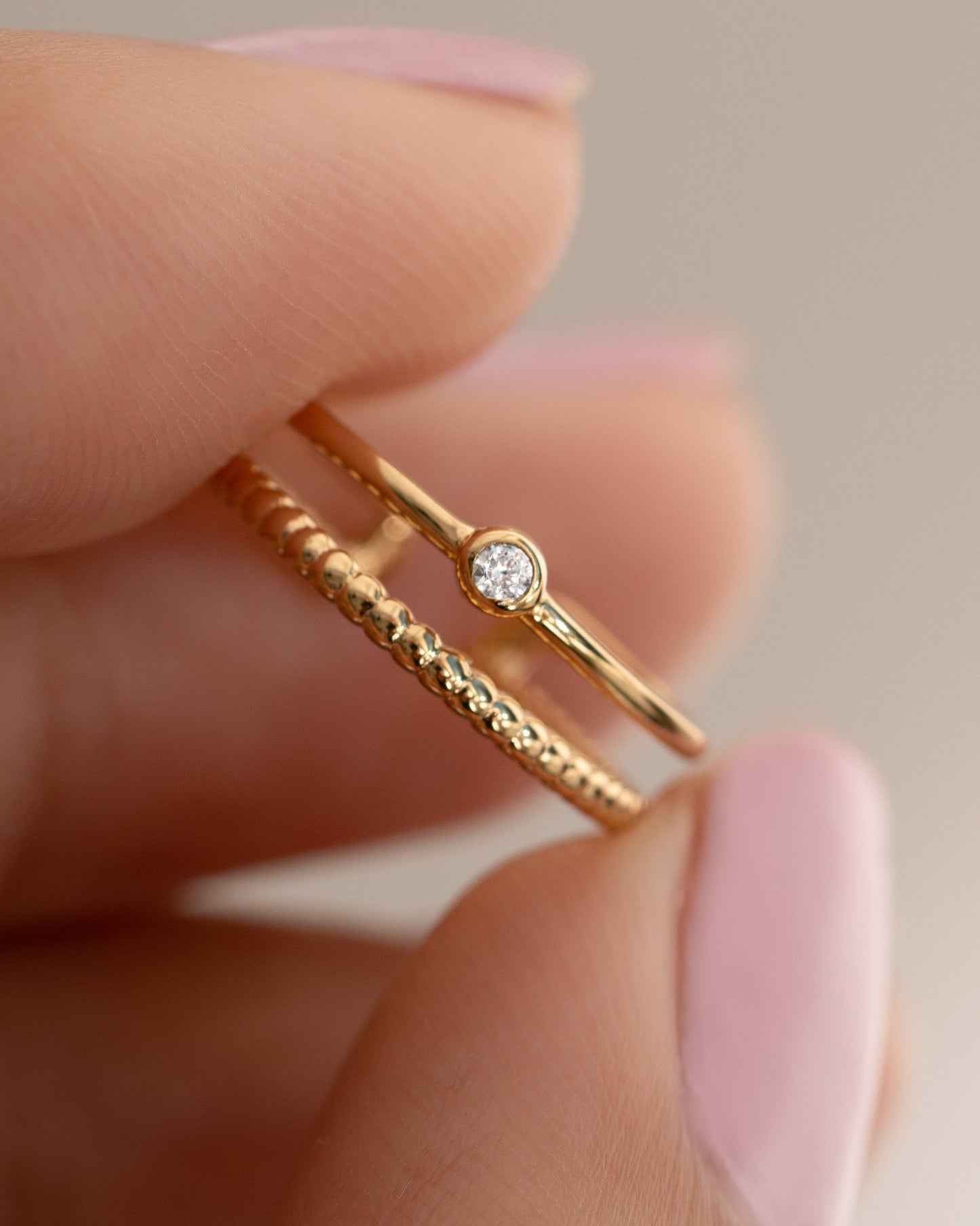 Bezel Toe Ring