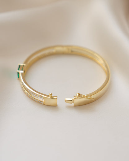 Emerald Pavé Bangle