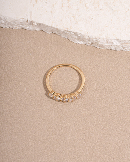Graduated 5 Stone Ring