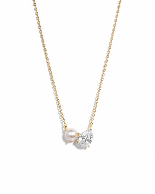 Toi et Moi Pearl Necklace