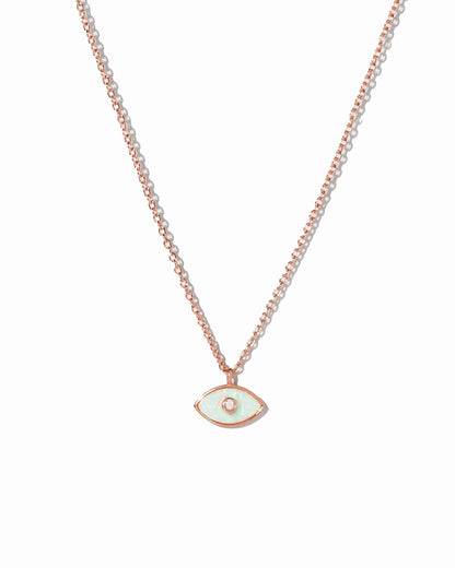 Opal Evil Eye Necklace