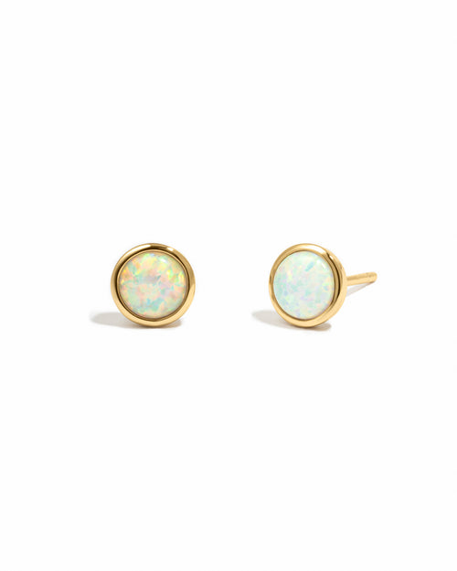 Large Opal Studs